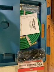Victor welding set all shown no gauges. New as shown