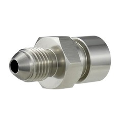 2 PCS 4AN Male To 3/824 Inverted Flare Female Adapter 1/4 Inch Brake Line