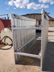 ALL ALUMINUM TRENCH BOX (Certified) 6’Hx10’Lx3′ 4″ W approx weight 650lbs
