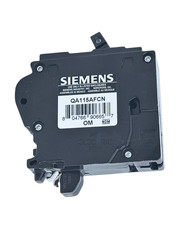Siemens QA115AFCN 15A 1P AFCI Arc Fault Circuit Breaker 120V Plug-On Neutral NEW