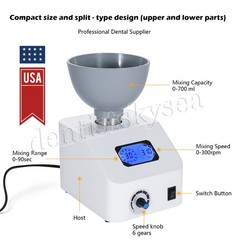 ALGINATE DENTAL MIXER LAB IMPRESSION MATERIAL 110V or 220V