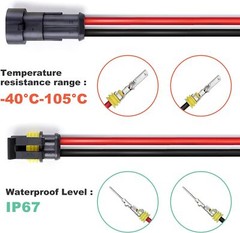 5/10 Sets Car Automotive Waterproof Electrical Wire Connector Plug 2/3/4/5/6 Pin