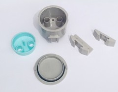 1-7/8″ Type B Solids Collection Canister – Twist Lid Dental Vacuum Evacuation