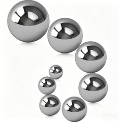 304 Stainless Steel Ball Dia 1mm-125mm High Precision Bearing Balls Smooth Ball