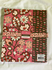 Vera Bradley Large Notebook with Pocket Blush Pink New Sealed