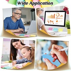 Sticky Notes Bulk 1.5 x 2 Inch Mini Self Stick Pads Assorted 120 Classic Color