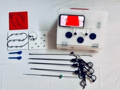Laparoscopic Simulator Training Box Endo Trainer Foldable Instrument Set Kit
