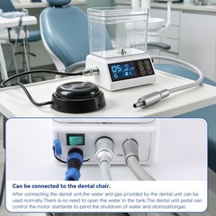 Dental Electric Brushless LED Micro motor 1:1 1:5 16:1 Water tank for Practice