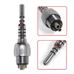 Dental LED Quick Coupler 4/6 Hole fit Kavo Multiflex LUX Fiber Optic Handpiece