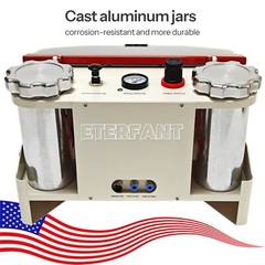 Dental Twin Pen Sandblaster Double Pen Sand Blaster for Lab 2 Aluminum Tank US