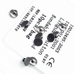50 Pcs Dental Supplies Orthodontic Ortho Lingual Buttons for Bondable Round Base