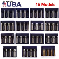 USA Dental Carbide Burs FG Round 19mm/Surgical Burs 25mm 40 Types For High Speed