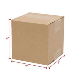100 4x4x4 PREMIUM Cardboard Mailers Mailing Packing Shipping Boxes 4 x 4 x 4