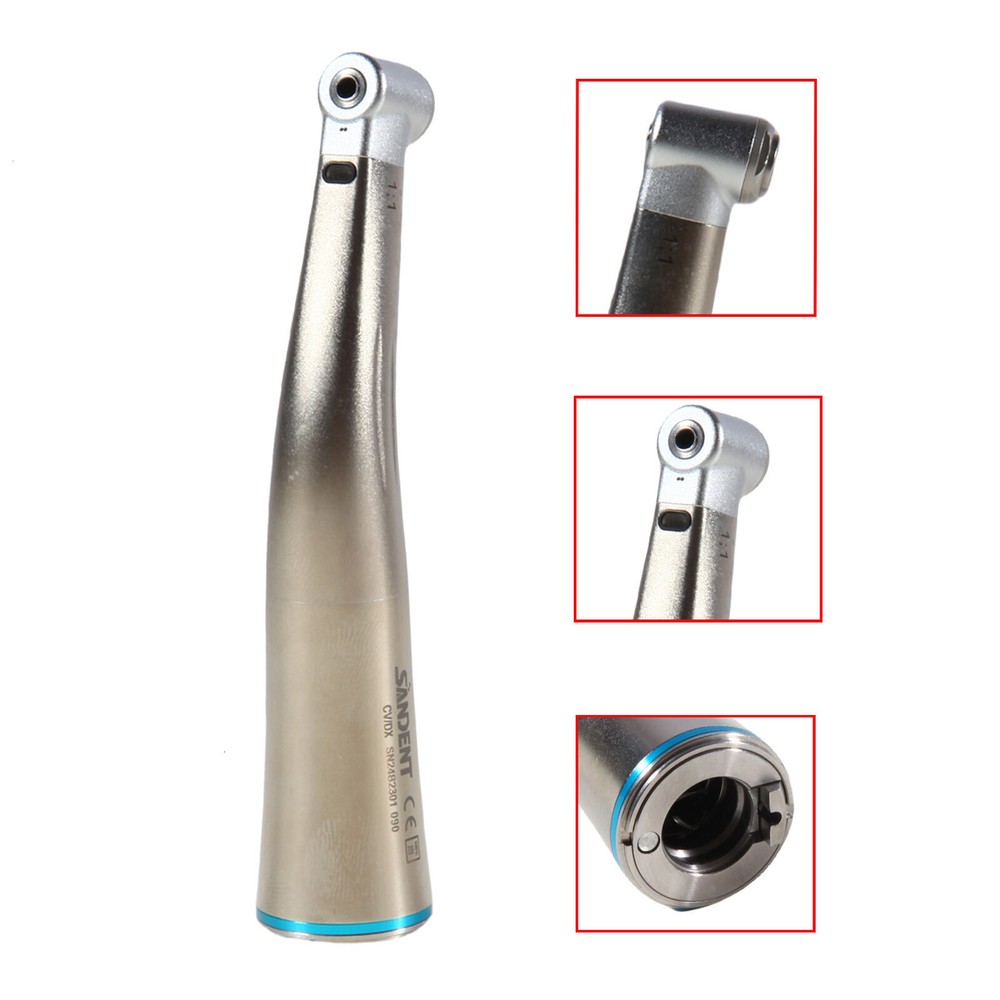 Dental 1:1 1:5 Increasing LED /No-LED Fiber Optic Contra Angle Handpiece MX