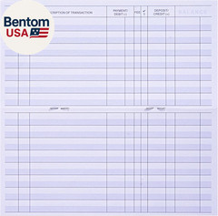 24 PCS Check Registers for Personal Checkbook, Easy to Read Checkbook Register