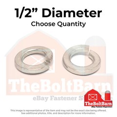 1/2″ Stainless Steel Split Lock Washers (Choose Qty)