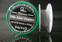 Premium Resistance Wire 316L Stainless Steel Alien Clapton Style 15ft (5m)