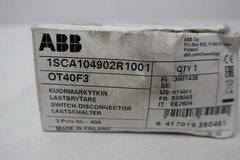 Abb 1SCA104902R1001 Non-fusible Disconnect Switch 40a 3p