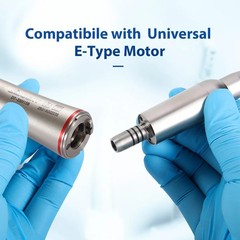 Dental Electric Handpiece 1:5 Contra Angle Fiber Optic High Speed Standard Head