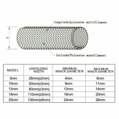 Cable Protectors Resist High Temp Self-Closed Split Braided Wire Sleeving Tube
