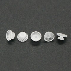 10 Pcs/Pack Dental Orthodontic Ceramic Clear Lingual Button Bondable Round Base