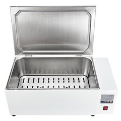 Lab Water Bath 30L w/ Digital Control &Timer RT-99.9℃ Range 304 Stainless Steel