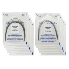 100pcs Dental Orthodontic Arch Wires Niti Rectangular Round Arcos de Ortodoncia