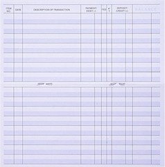 24 PCS Check Registers for Personal Checkbook, Easy to Read Checkbook Register