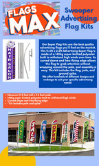 Used Cars Auto Dealerships Variations Swooper Advertising Banner Flag Pole Kits