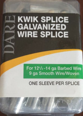 3071 Electrical Fence Wire Splice, 14-Ga., 50-Pk. – Quantity 1