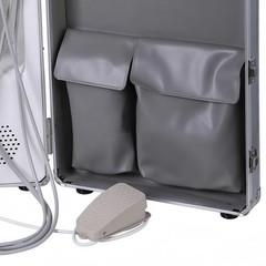 Portable Dental Delivery Unit Syringe Suction Turbine With Air Compressor 4Hole