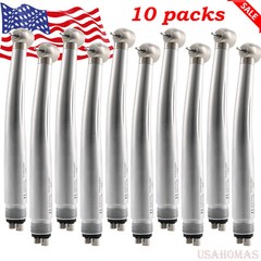 USA Dental Ultrasonic Piezo Scaler Handpiece 5 Tips Fit EMS Cavitron Woodpecker