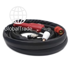 Plasma Cutter Torch Complete Set 5m/15ft Cable for PT-31 LG-40 CUT50 CUT40 Torch