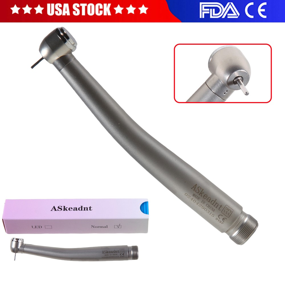 Askeadnt NSK Style Dental Turbine High Speed Handpiece Push Button Big 2-Hole to