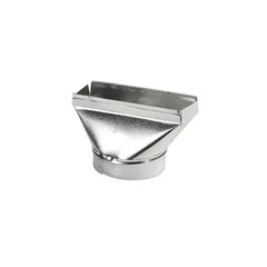 Stack Boot Rectangular Duct Galvanized Steel Durable 10 In. X 3-1/4 In. to 5 In.