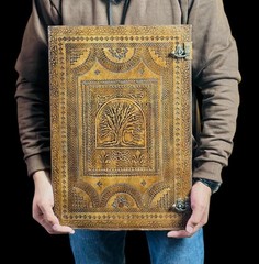 Extra Large Leather Journal Personalized Notebook Gift for Him Her Birthday Gift