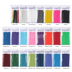 AZDENT Dental Orthodontic Ligature Ties Elastic Rubber Bands /Round Arch wires