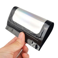 Holographic Mylar Bags Smell Proof Food Storage Zip Seal Foil Pouch Candy Bag