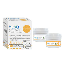 Hygedent PS-0001 Hexa VPS Putty Soft Fast Set Mint Base & Catalyst 290 mL