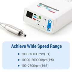 AZDENT Dental Brushless Electric LED Micro Motor Internal Spray 3.4Ncm E-type US