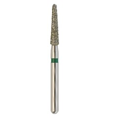 Dental Diamond Burs FG 856/018C Round End Taper Coarse Grit Green Friction Grip