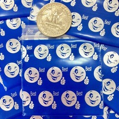 BaggiesSince1987 – 2020 ZIPSEAL DESIGN BAGS 100PCS BUNNY METALLIC P, 👀Details🔽