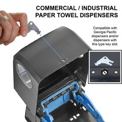 Non Applicable Commercial Paper Towel Dispenser Key Compatible with Georgia P…