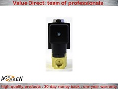 VITON 1/4 in 110V-120V AC Brass Solenoid Valve NPT Gas Water Air Normally Closed