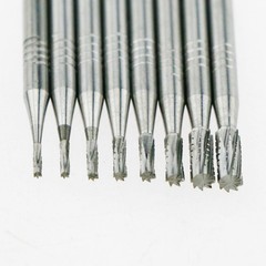 US WAVE Dentistry Drill Tungsten Carbide Burs Straight Fissure Bur For Low Speed