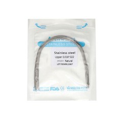 10 Pcs/pack Dental Orthodontic Stainless Steel Round/Rectangular Arch Wire Ovoid