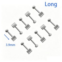 10pcs/pack Dental Orthodontic Crimpable Hook Long/Medium/Short Stainless Steel
