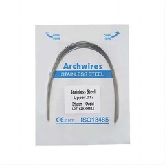 Dental Orthodontic Stainless Steel Round Arch Wire Ovoid Form 10pcs/pack