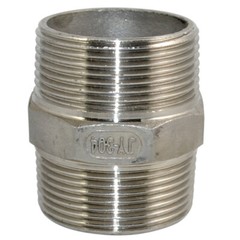 1/8″-3″ 1″ 1/2″ Male Pipe Fitting Hex Nipple NPT Stainless Steel SS304 connector