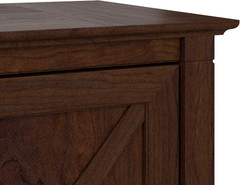 Key West 2 Drawer Lateral File Cabinet in Bing Cherry, Document Storage for Home